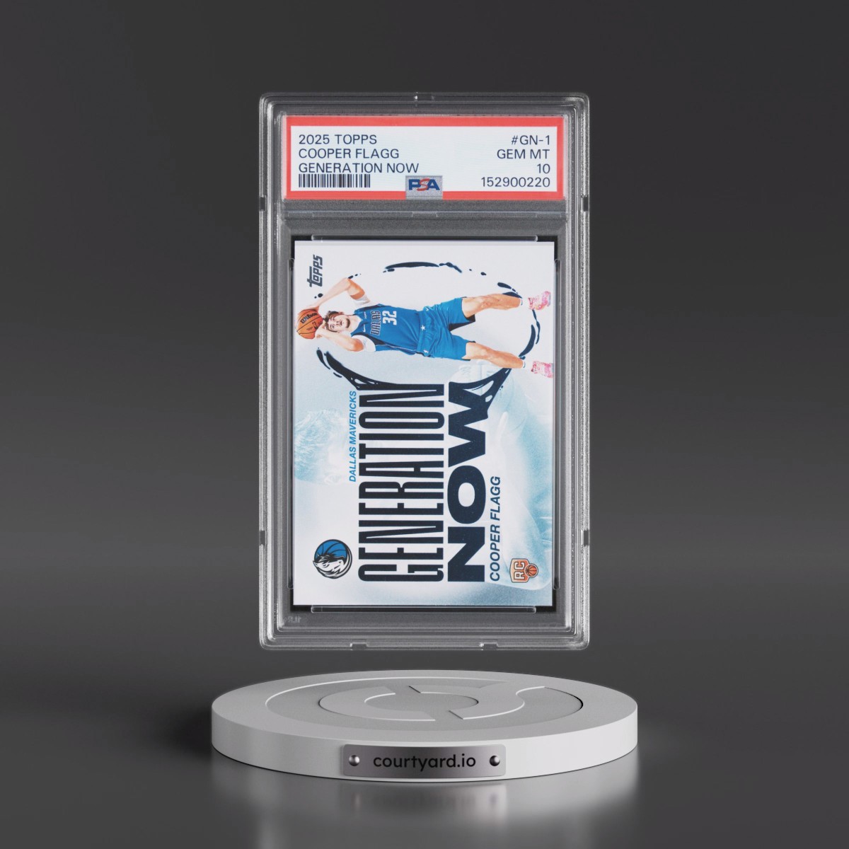 2025 Topps Generation Now #GN-1 Cooper Flagg (PSA 10 GEM MINT)