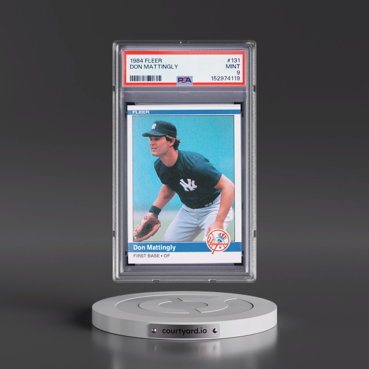 1984 Fleer #131 Don Mattingly (PSA 9 MINT)