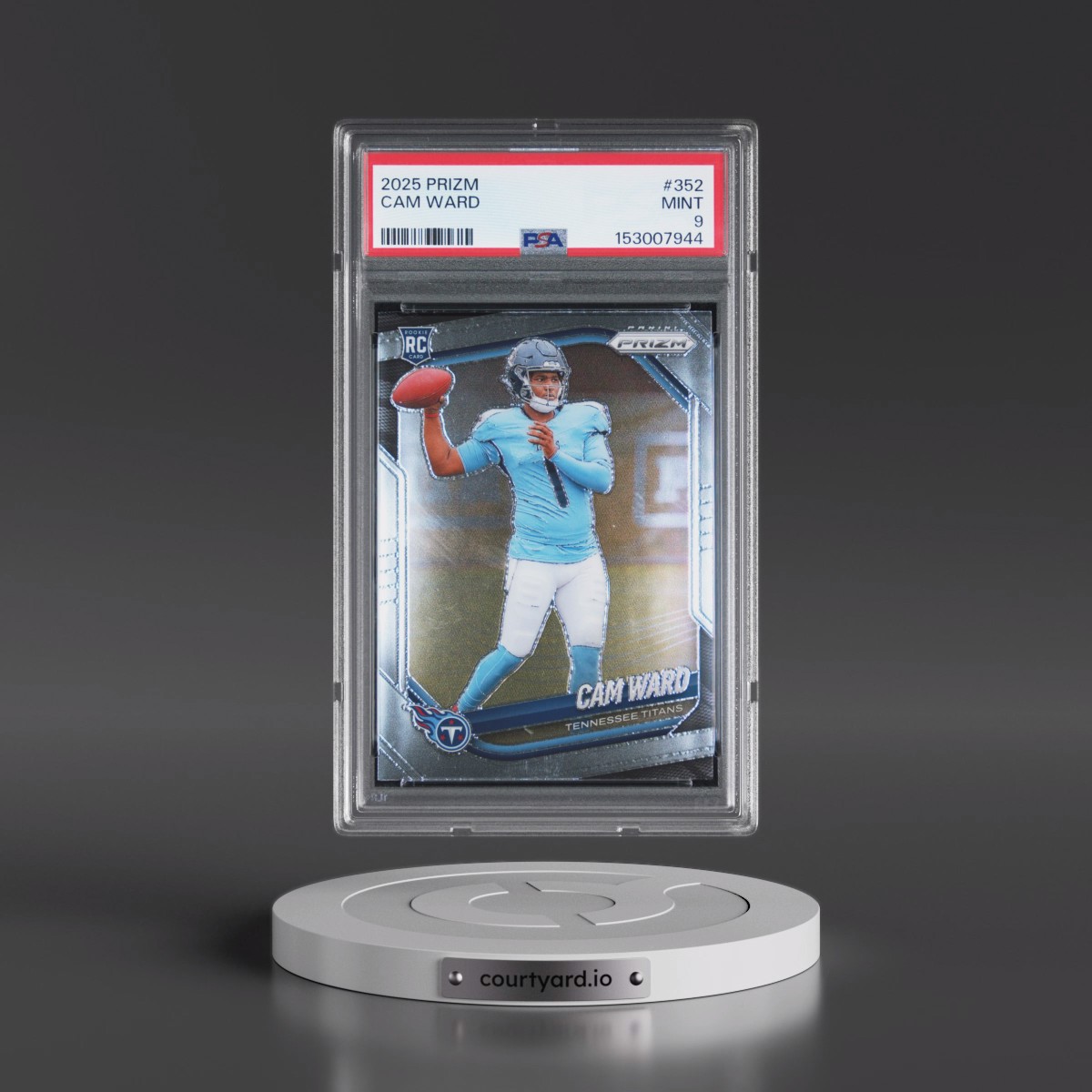 2025 Panini Prizm #352 Cam Ward (PSA 9 MINT)