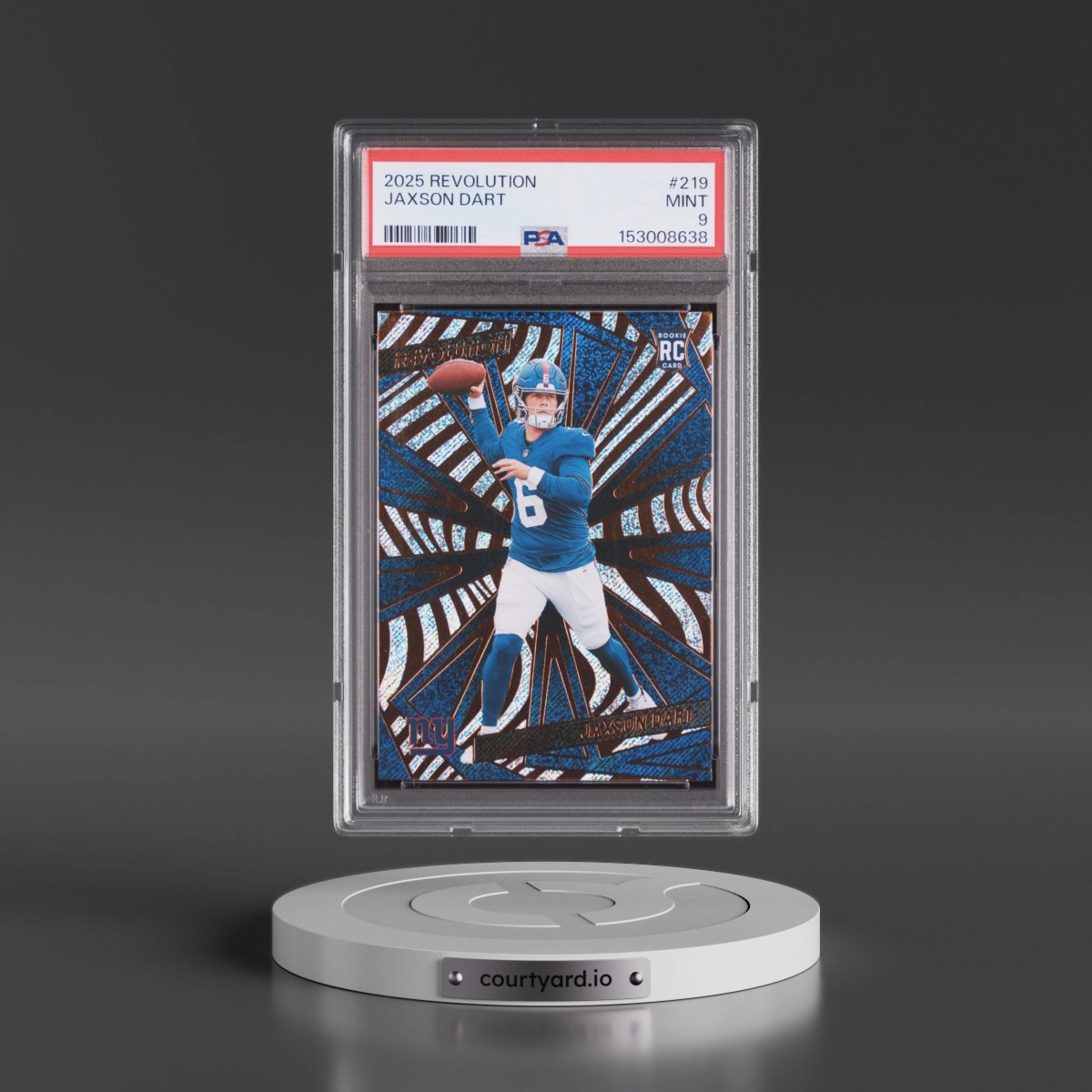 2025 Panini Revolution #219 Jaxson Dart (PSA 9 MINT)
