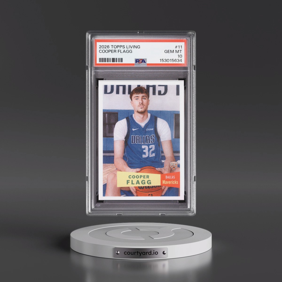 2026 Topps Living #11 Cooper Flagg (PSA 10 GEM MINT)