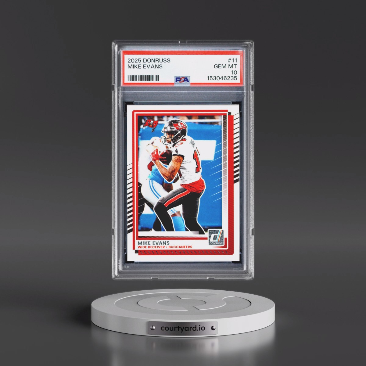 2025 Panini Donruss #11 Mike Evans (PSA 10 GEM MINT)