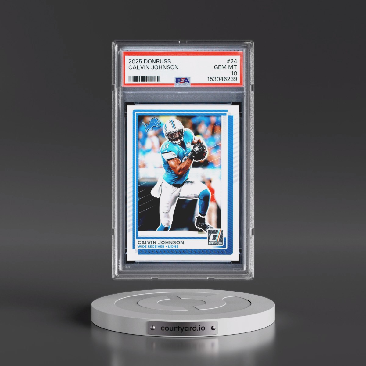 2025 Panini Donruss #24 Calvin Johnson (PSA 10 GEM MINT)