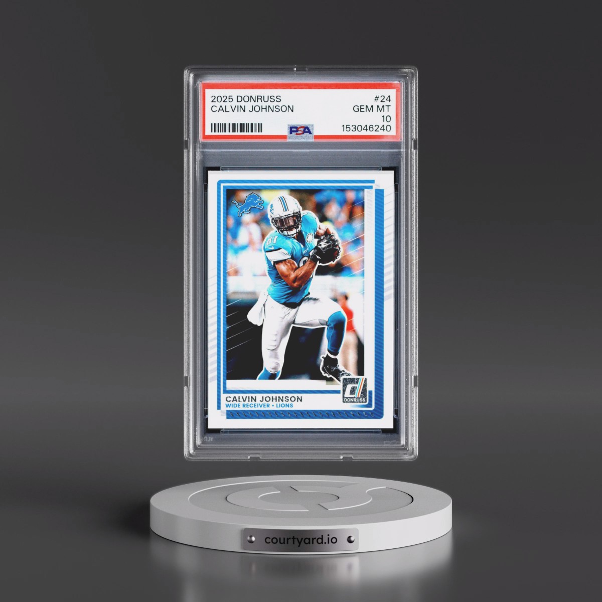 2025 Panini Donruss #24 Calvin Johnson (PSA 10 GEM MINT)