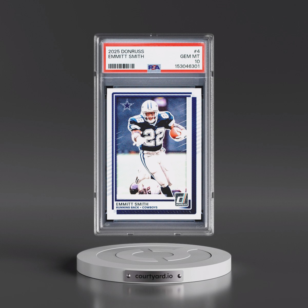 2025 Panini Donruss #4 Emmitt Smith (PSA 10 GEM MINT)