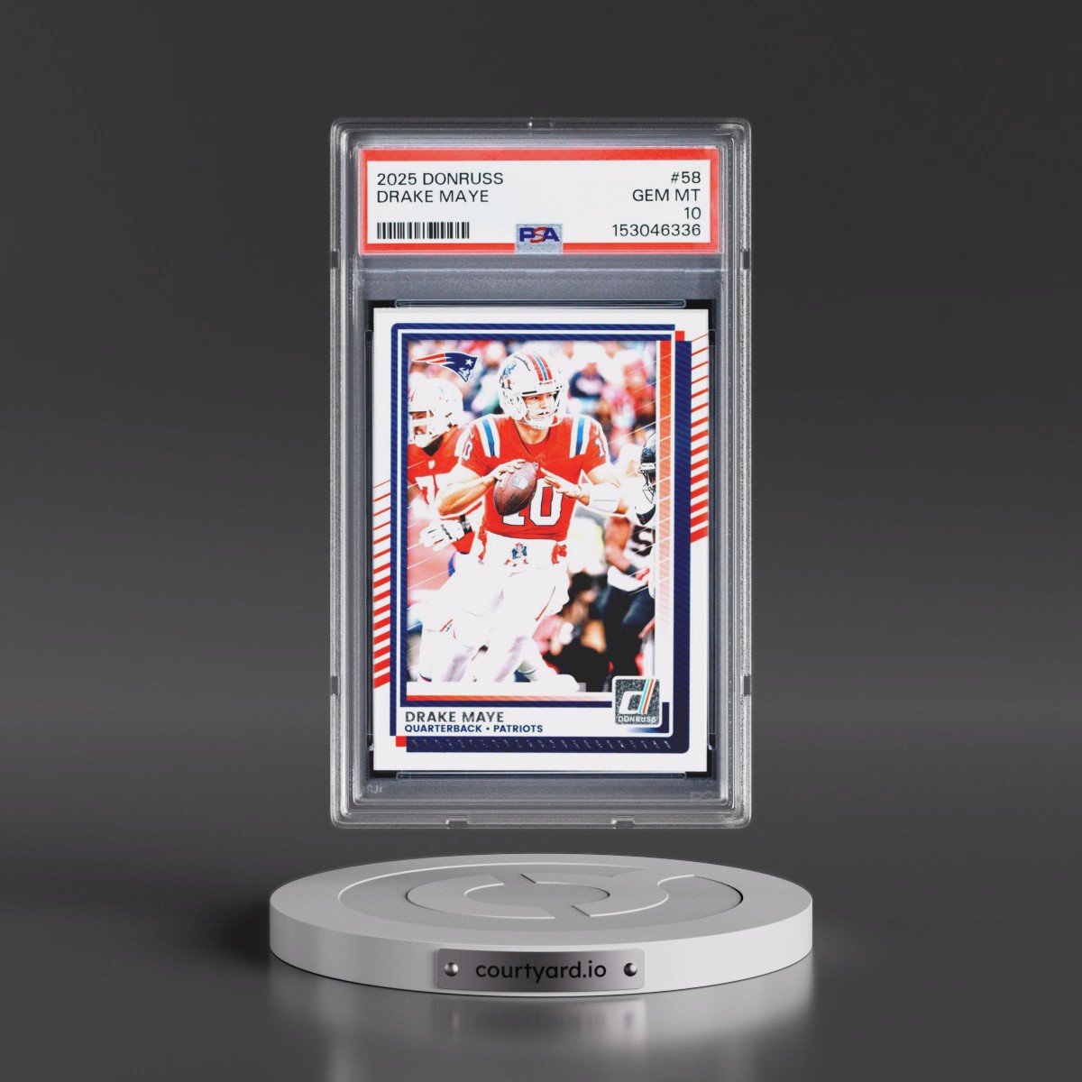 2025 Panini Donruss #58 Drake Maye (PSA 10 GEM MINT)