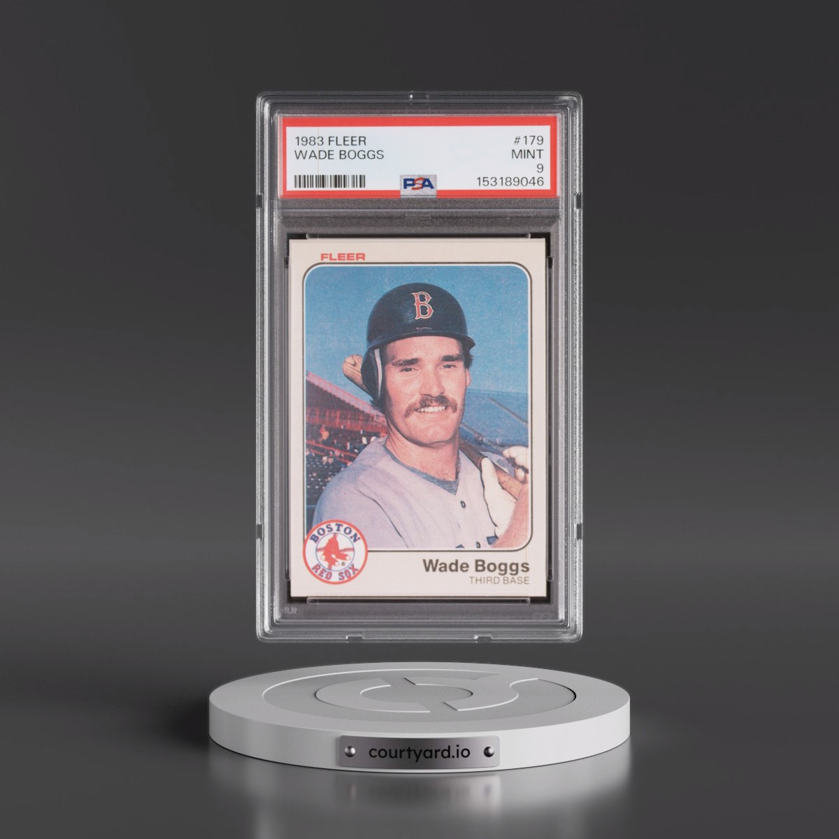 1983 Fleer #179 Wade Boggs (PSA 9 MINT)