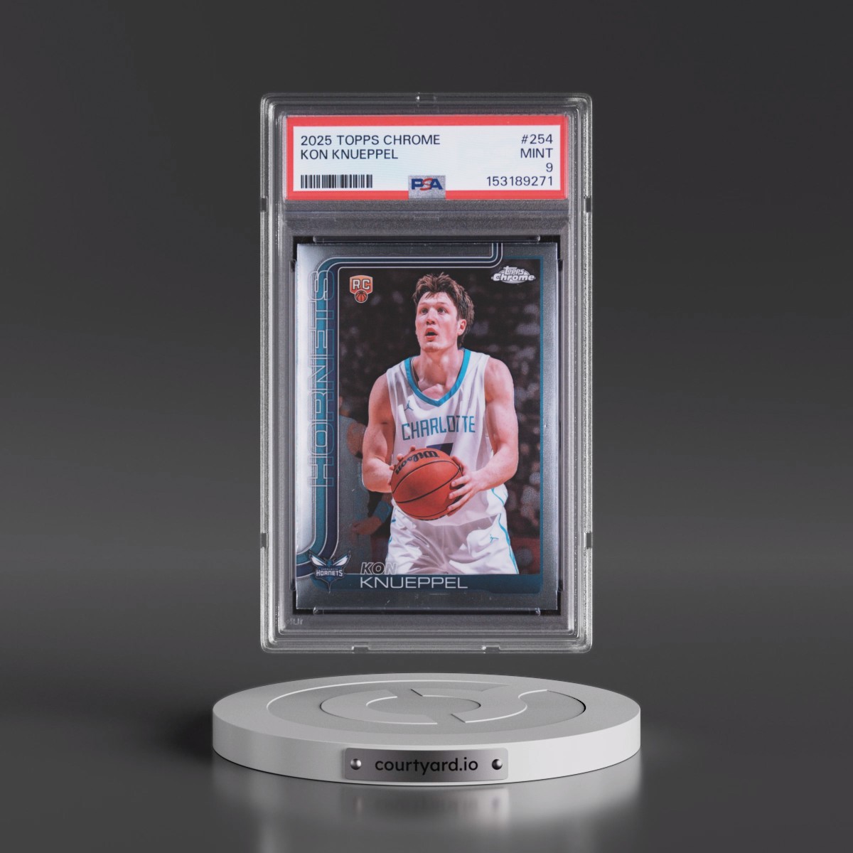 2025 Topps Chrome #254 Kon Knueppel (PSA 9 MINT)