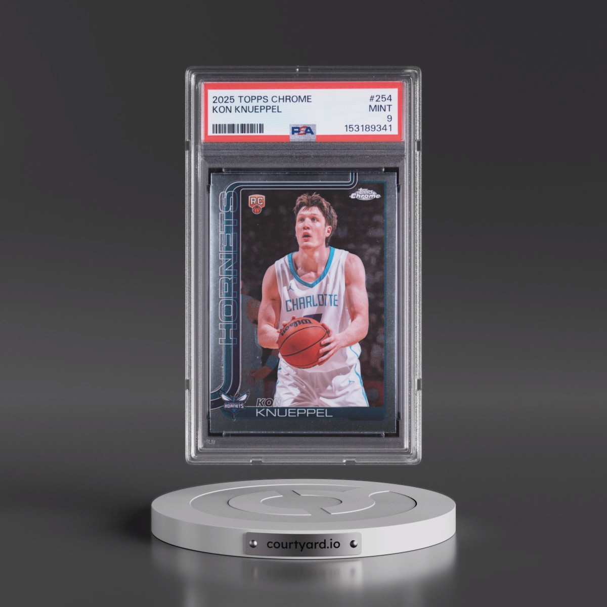 2025 Topps Chrome #254 Kon Knueppel (PSA 9 MINT)