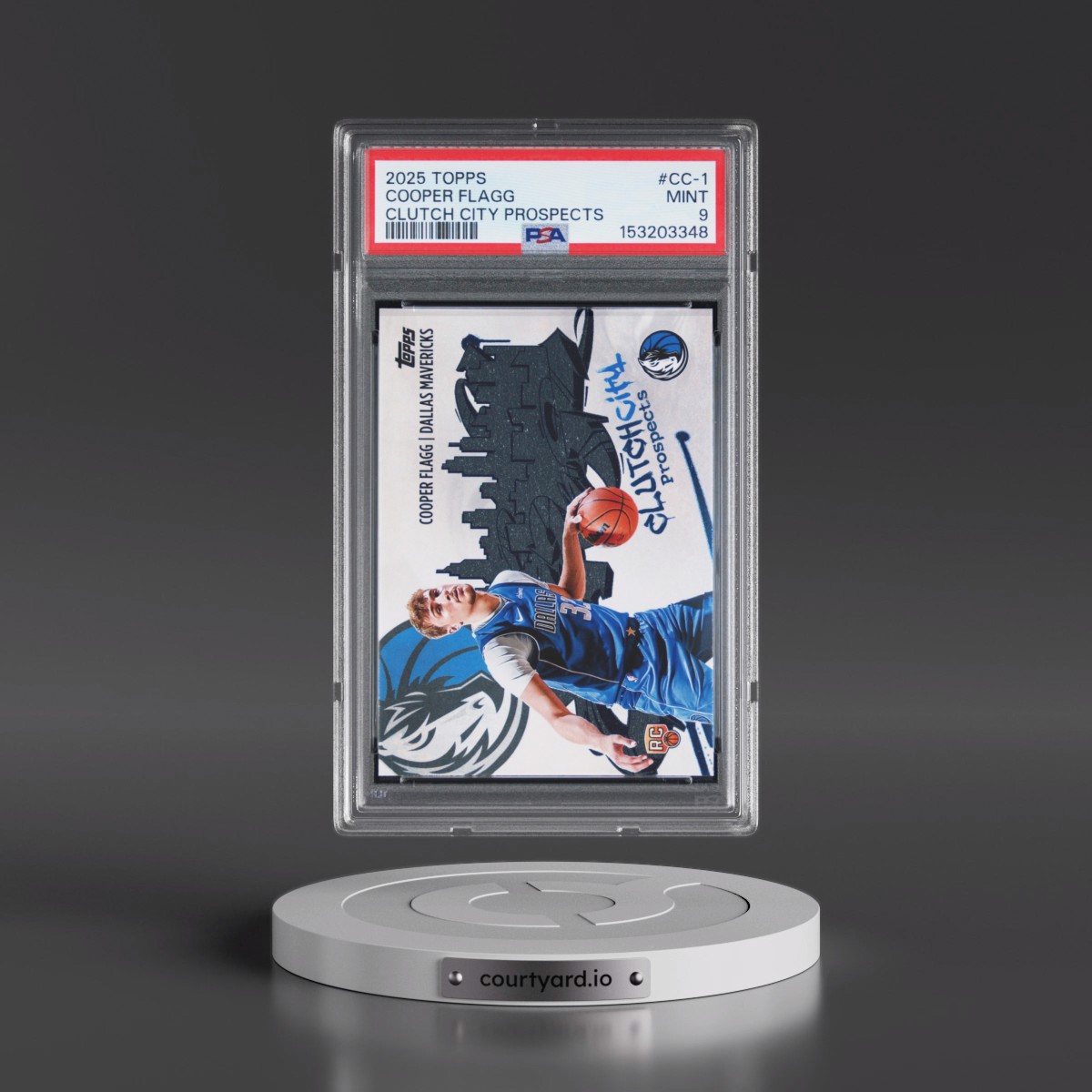 2025 Topps Clutch City Prospects #CC-1 Cooper Flagg (PSA 9 MINT)