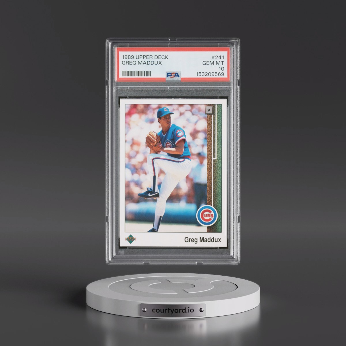 1989 Upper Deck #241 Greg Maddux (PSA 10 GEM MINT)