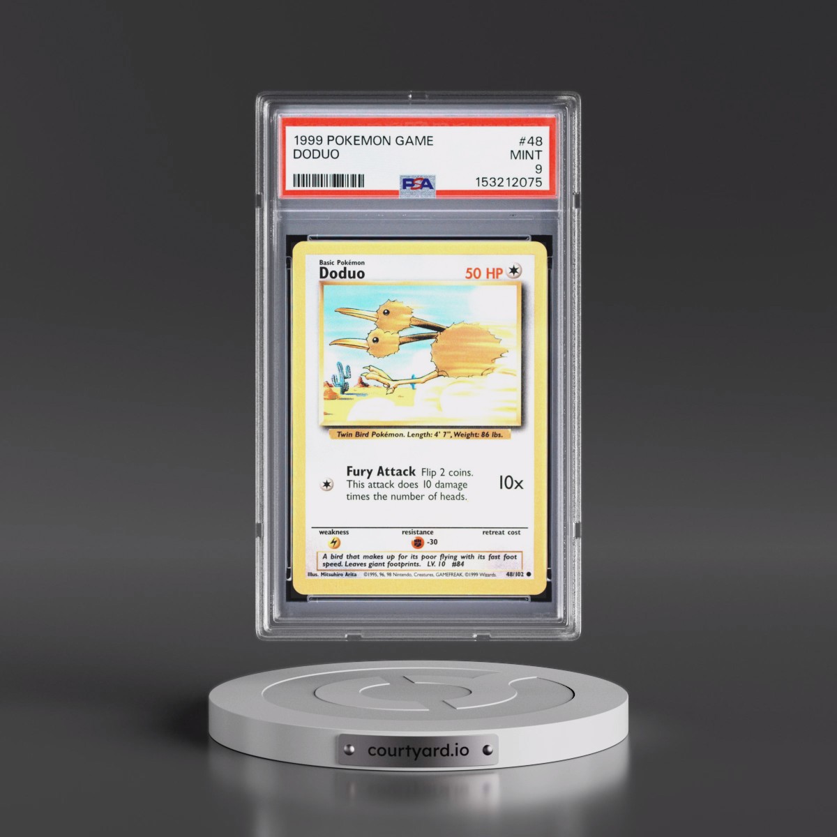 1999 Pokémon Game #48 Doduo (PSA 9 MINT)