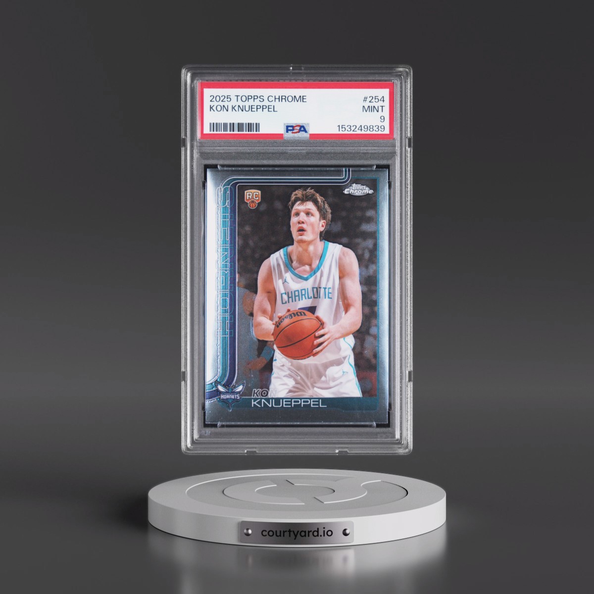 2025 Topps Chrome #254 Kon Knueppel (PSA 9 MINT)