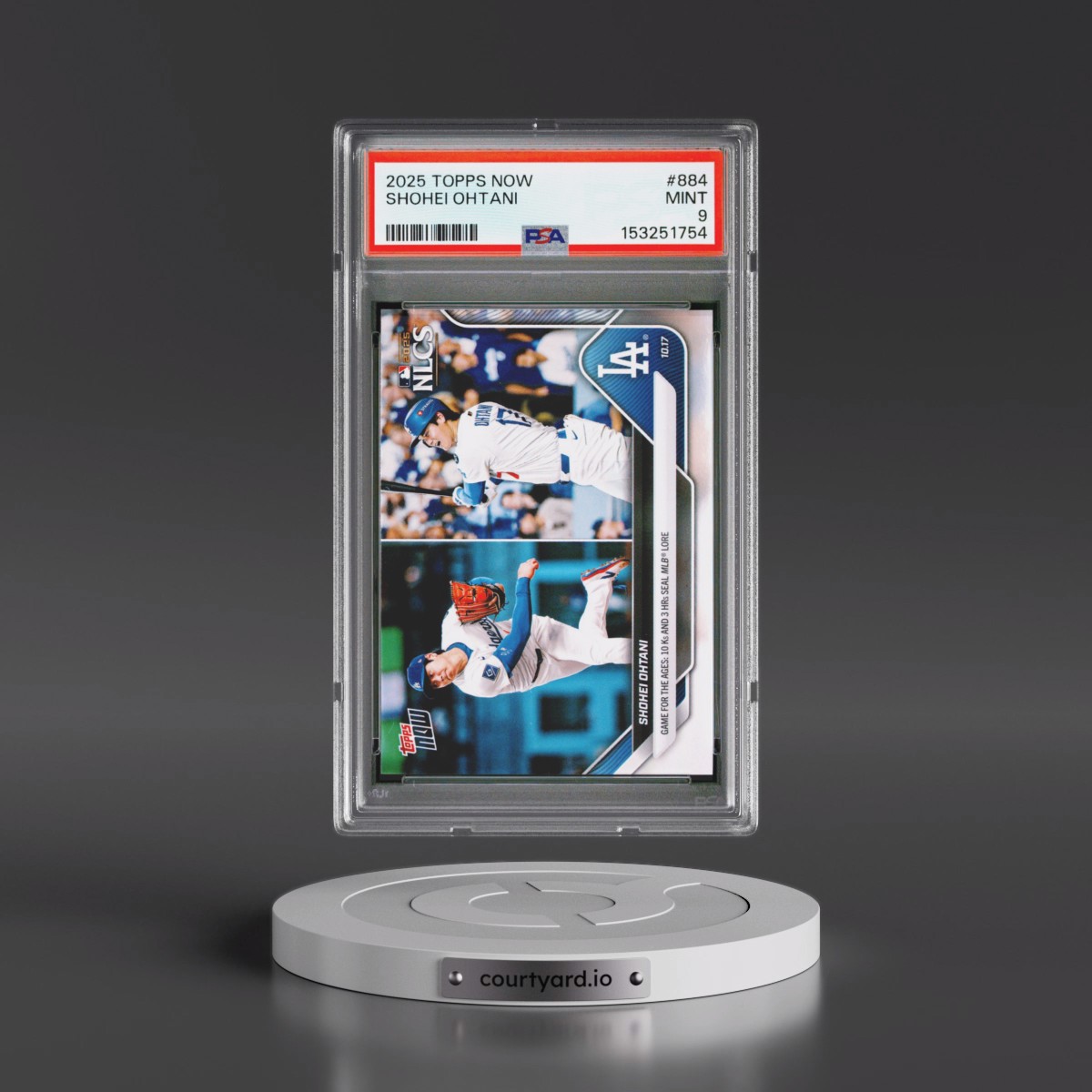 2025 Topps Now #884 Shohei Ohtani (PSA 9 MINT)