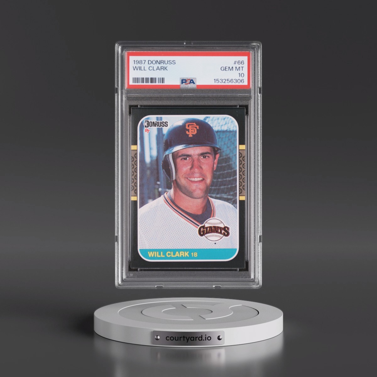 1987 Donruss Will Clark #66 PSA 10