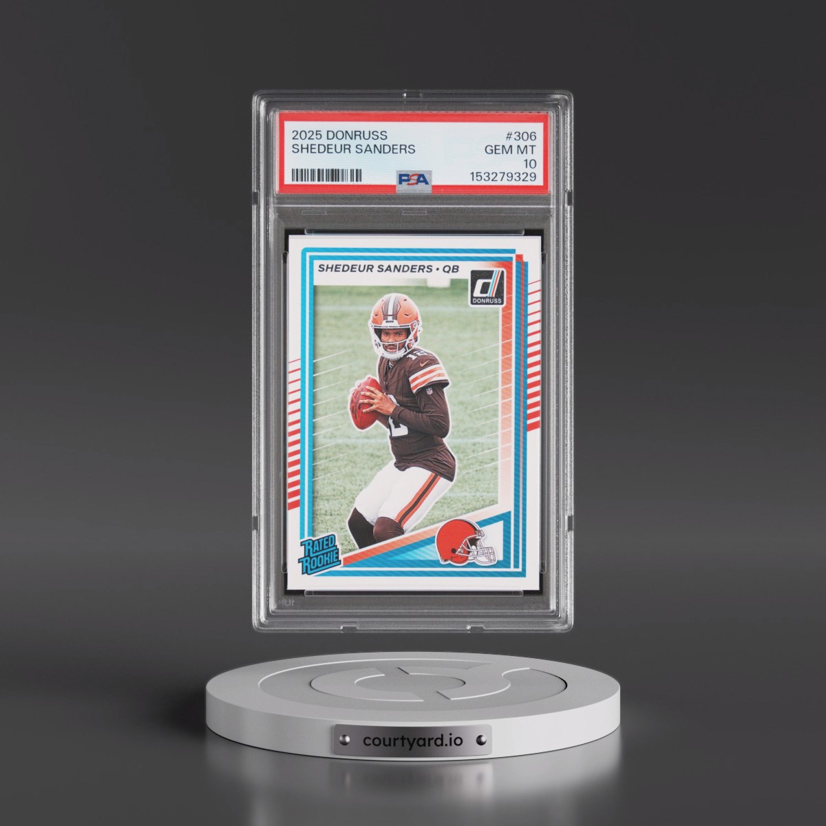 2025 Panini Donruss Shedeur Sanders #306 PSA 10