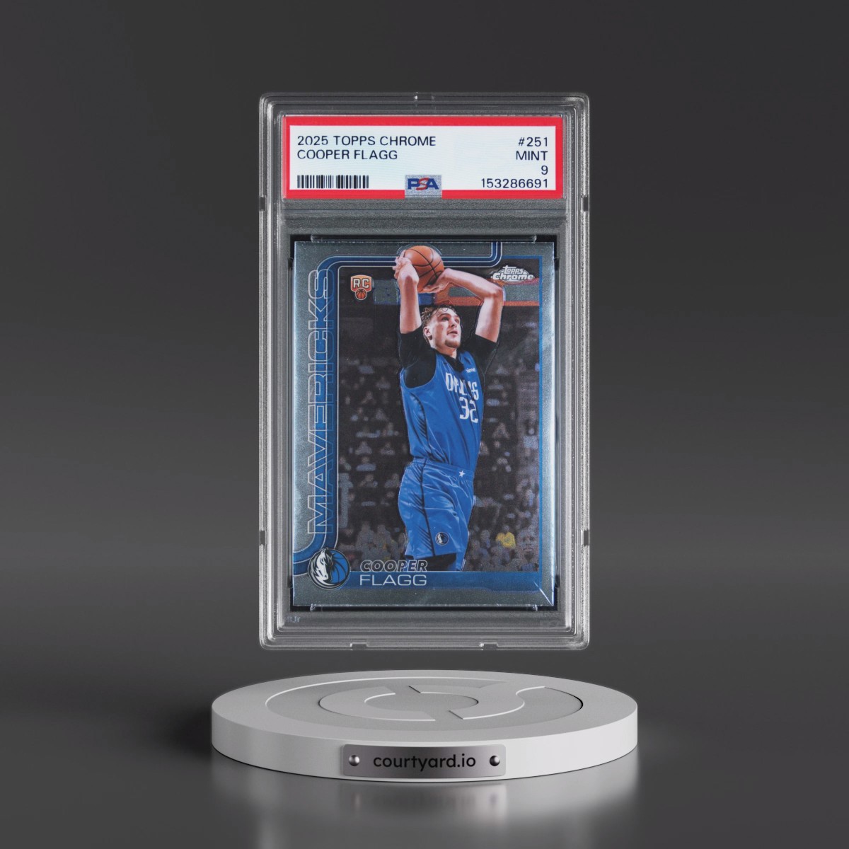 2025 Topps Chrome #251 Cooper Flagg (PSA 9 MINT)