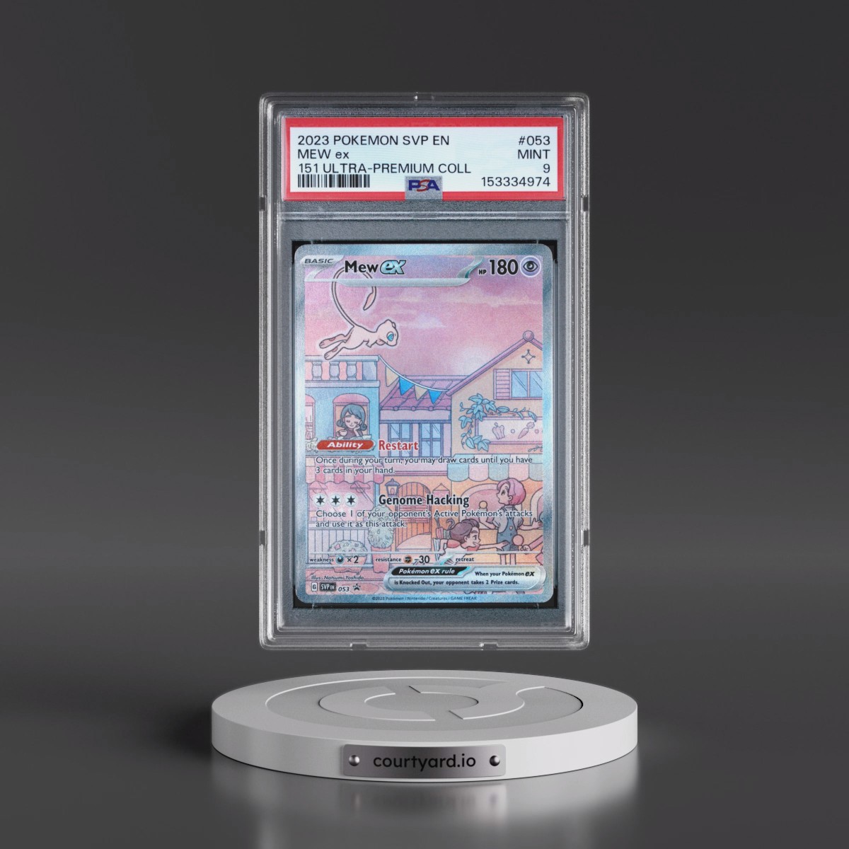 2023 Pokémon Svp EN-SV Black Star Promo #053 Mew EX - Holo 151 Ultra-Premium Collection (PSA 9 MINT)