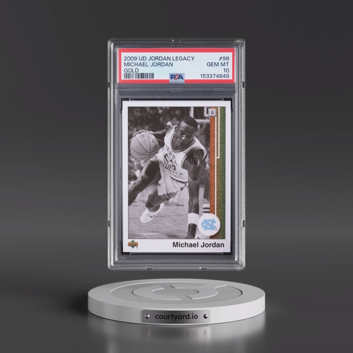 2009 Upper Deck Jordan Legacy Gold #98 Michael Jordan (PSA 10 GEM MINT)