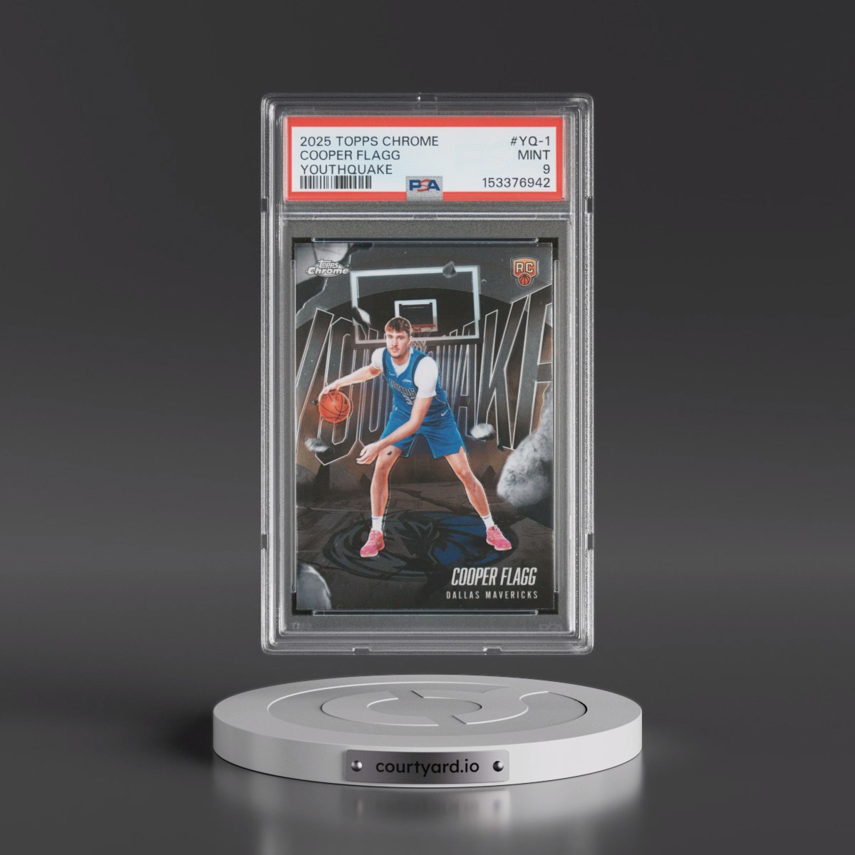 2025 Topps Chrome Youthquake #YQ-1 Cooper Flagg (PSA 9 MINT)