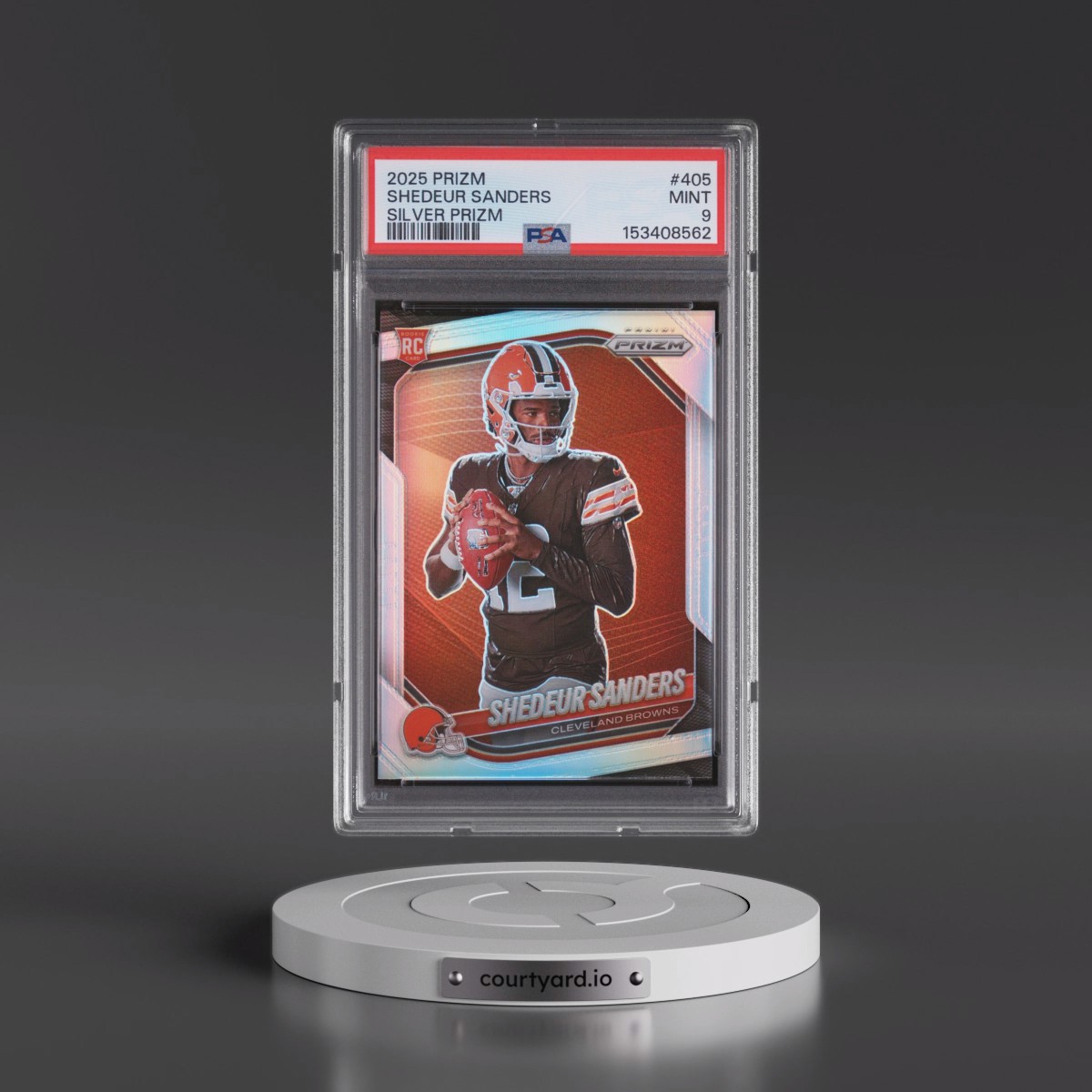 2025 Panini Prizm #405 Shedeur Sanders - Silver Prizm (PSA 9 MINT)