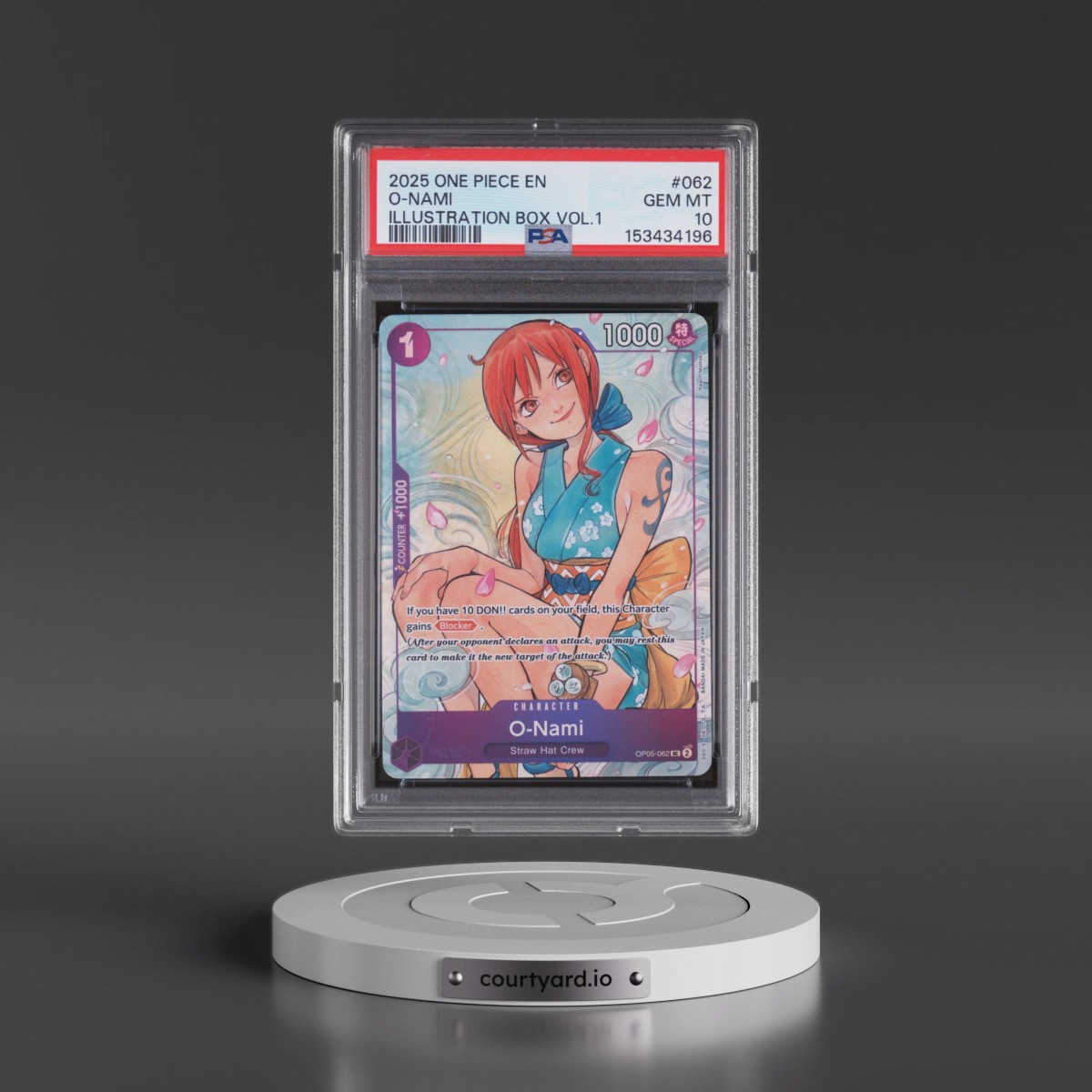 2025 One Piece Promos O-Nami - Illustration Box Vol.1 #062 PSA 10