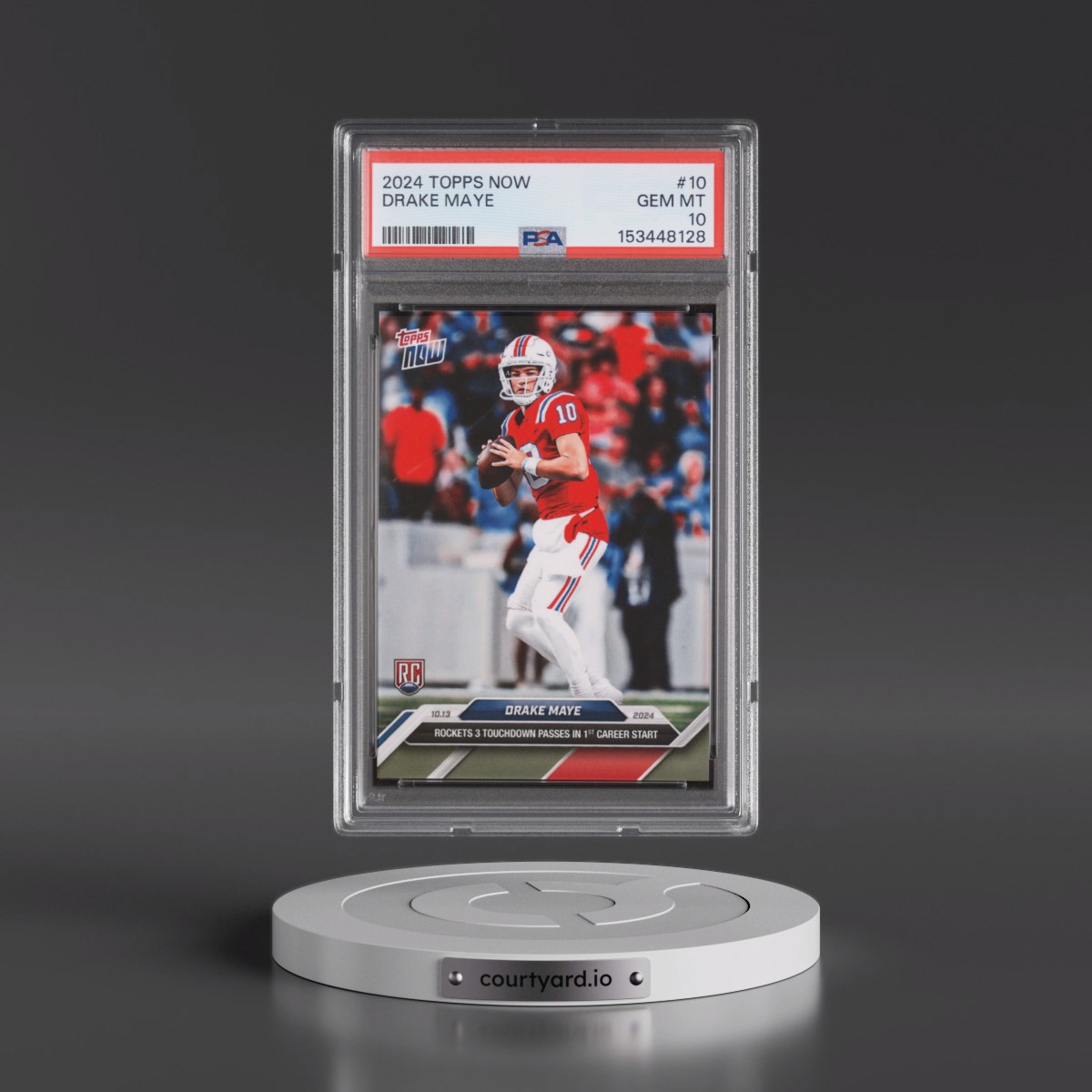 2024 Topps Now #10 Drake Maye (PSA 10 GEM MINT)