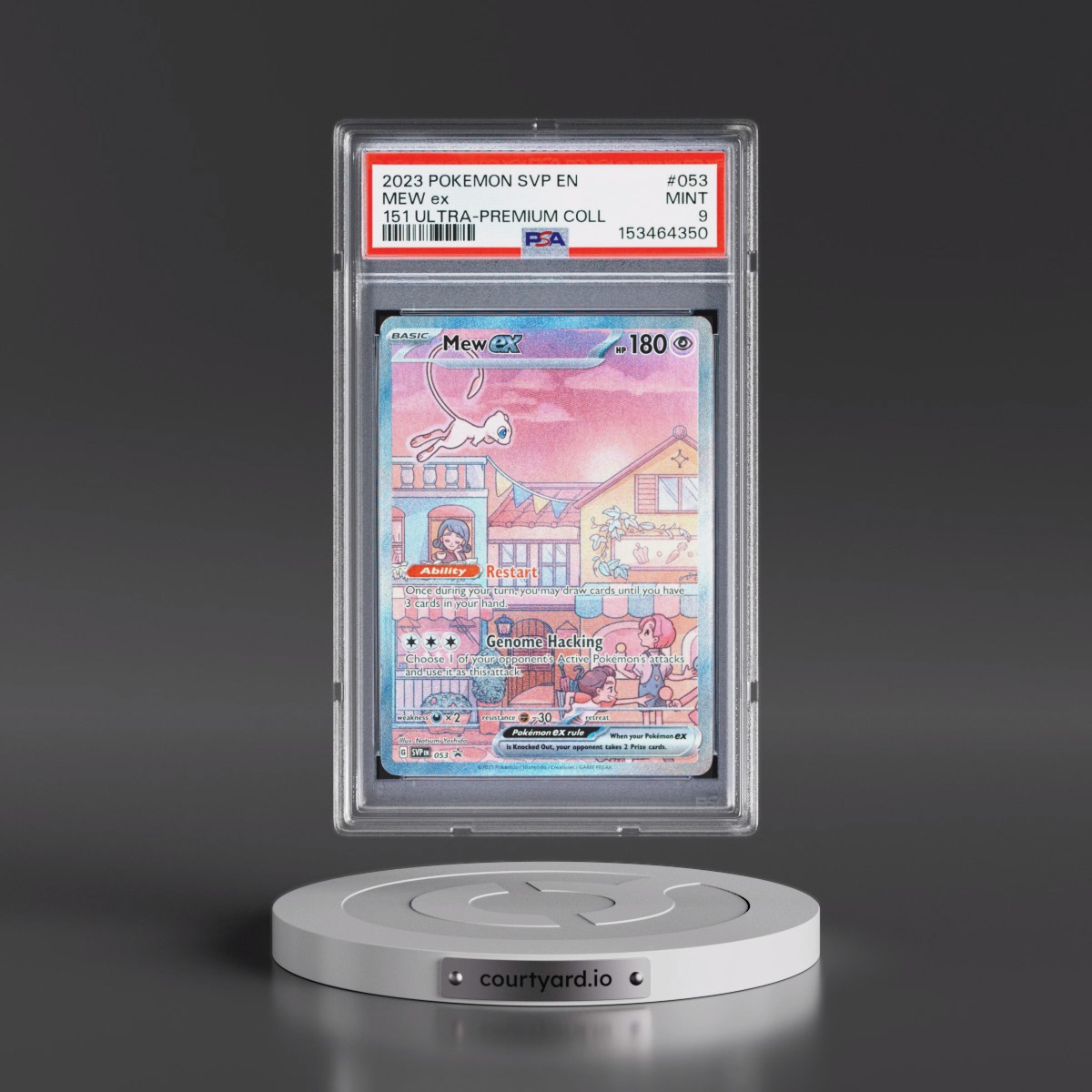 2023 Pokémon Svp EN-SV Black Star Promo #053 Mew EX - Holo 151 Ultra-Premium Collection (PSA 9 MINT)