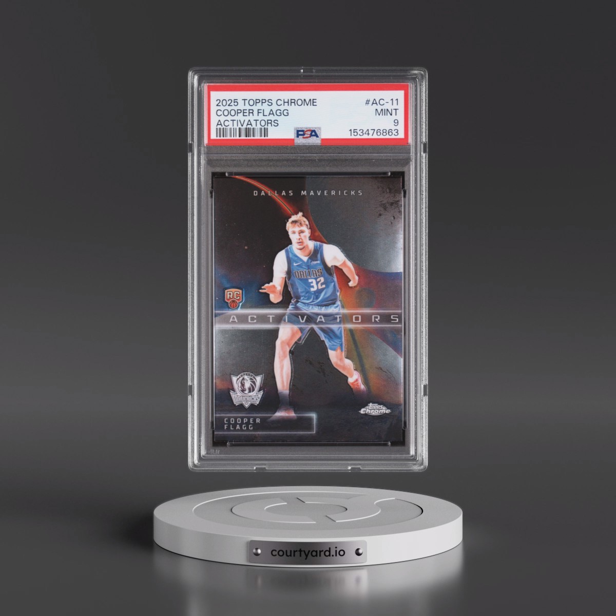 2025 Topps Chrome Activators #AC-11 Cooper Flagg (PSA 9 MINT)