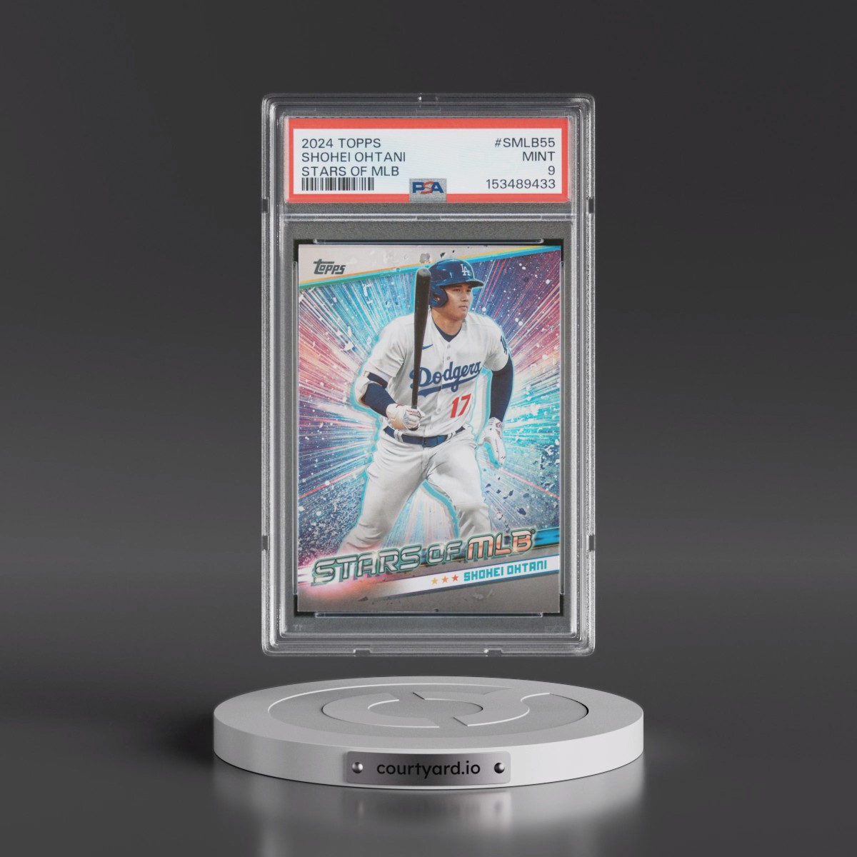 2024 Topps Stars of MLB #SMLB55 Shohei Ohtani - Series 2 (PSA 9 MINT)