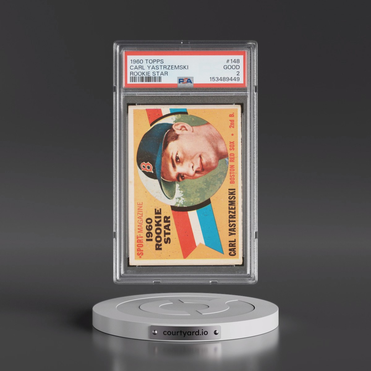 1960 Topps #148 Carl Yastrzemski - Rookie Star (PSA 2 GOOD)