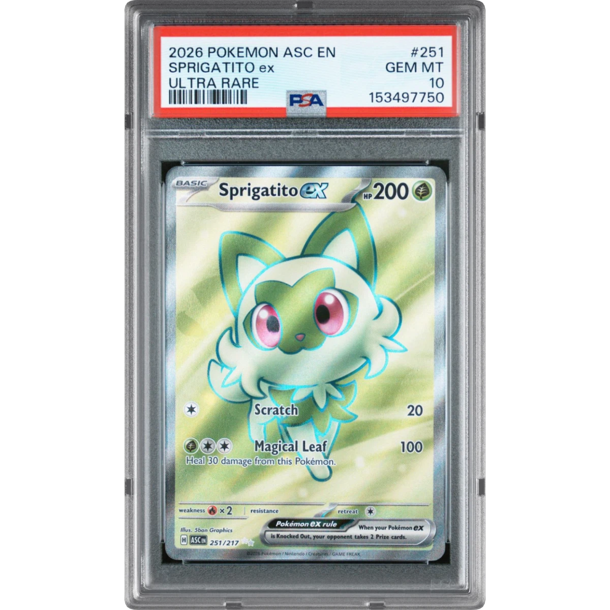 Pokémon Asc Ascended Heroes Sprigatito