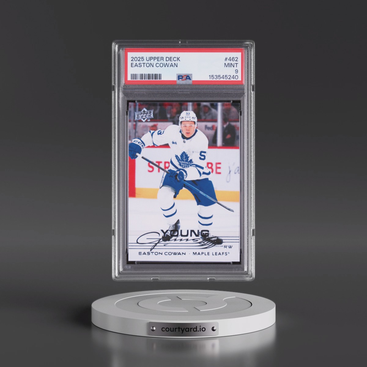 2025 Upper Deck Easton Cowan #462 PSA 9