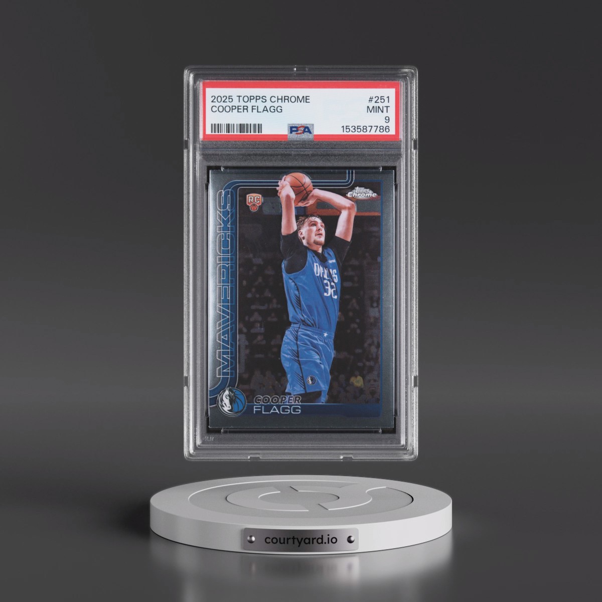 2025 Topps Chrome #251 Cooper Flagg (PSA 9 MINT)