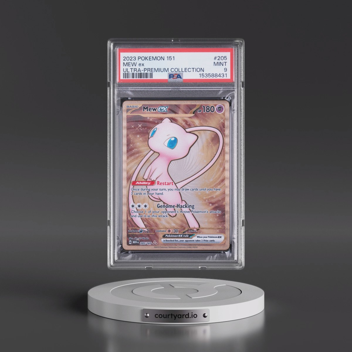 2023 Pokémon 151 Ultra-Premium Collection #205 Mew EX - Holo (PSA 9 MINT)