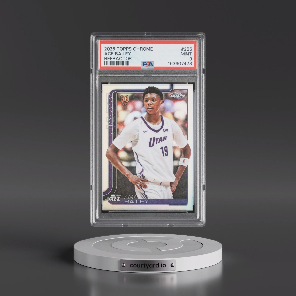 2025 Topps Chrome #255 Ace Bailey - Refractor (PSA 9 MINT)