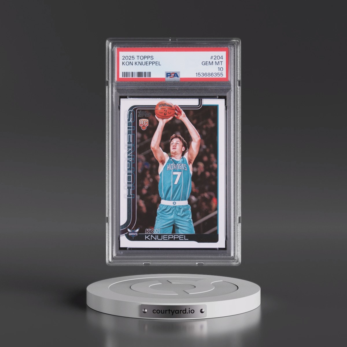 2025 Topps #204 Kon Knueppel (PSA 10 GEM MINT)