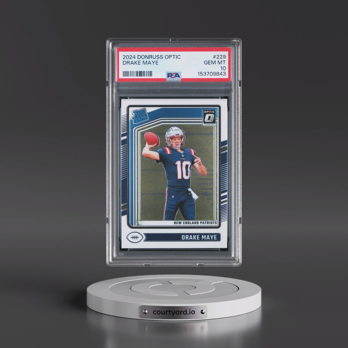 2024 Panini Donruss Optic #229 Drake Maye (PSA 10 GEM MINT)