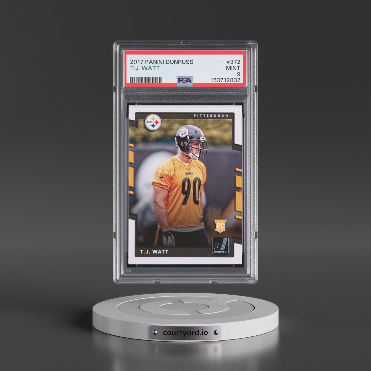 2017 Panini Donruss #372 T.J. Watt (PSA 9 MINT)