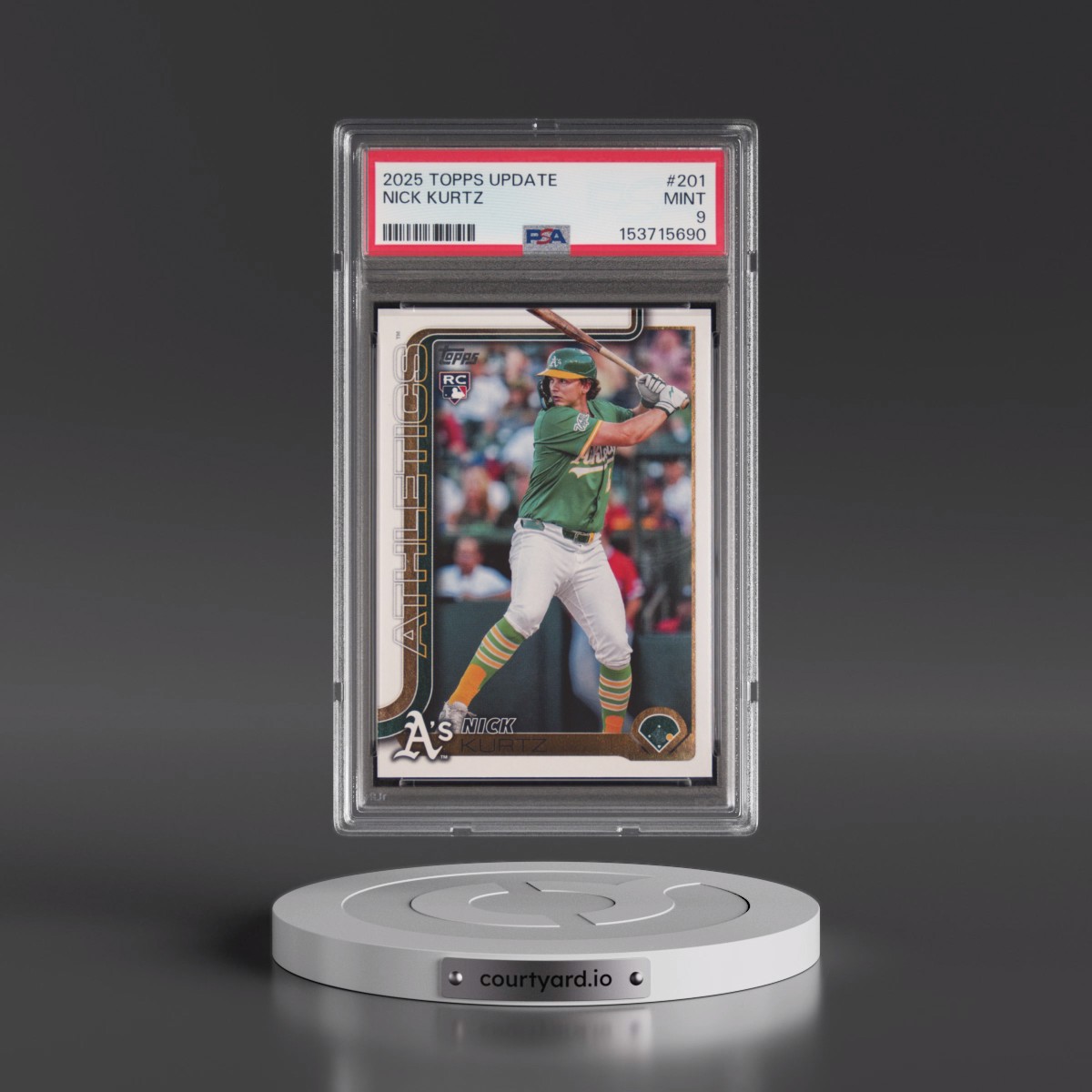 2025 Topps Update #201 Nick Kurtz (PSA 9 MINT)