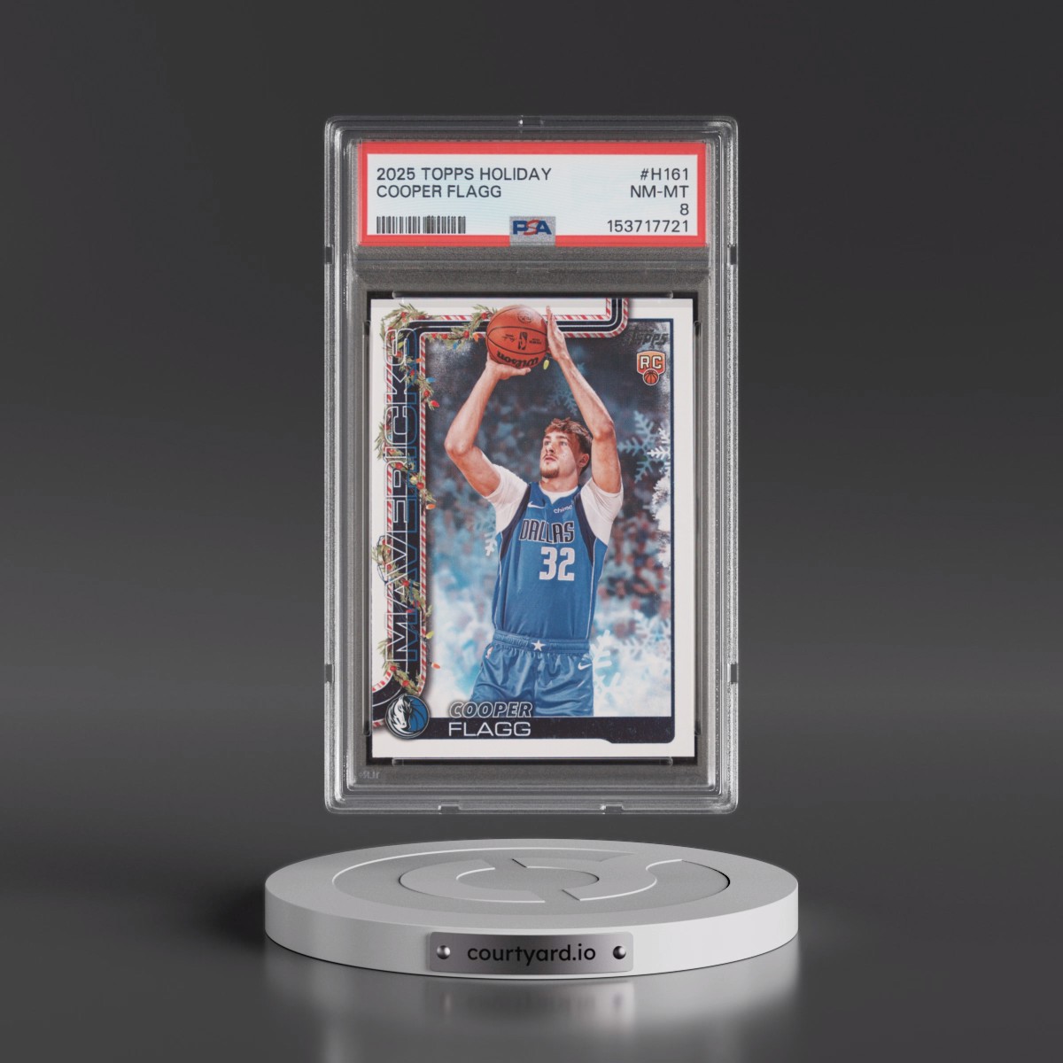 2025 Topps Holiday #H161 Cooper Flagg (PSA 8 NM-MT)