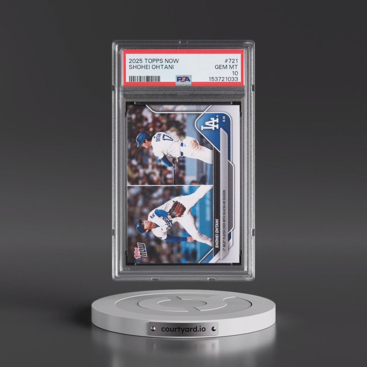2025 Topps Now Shohei Ohtani #721 PSA 10