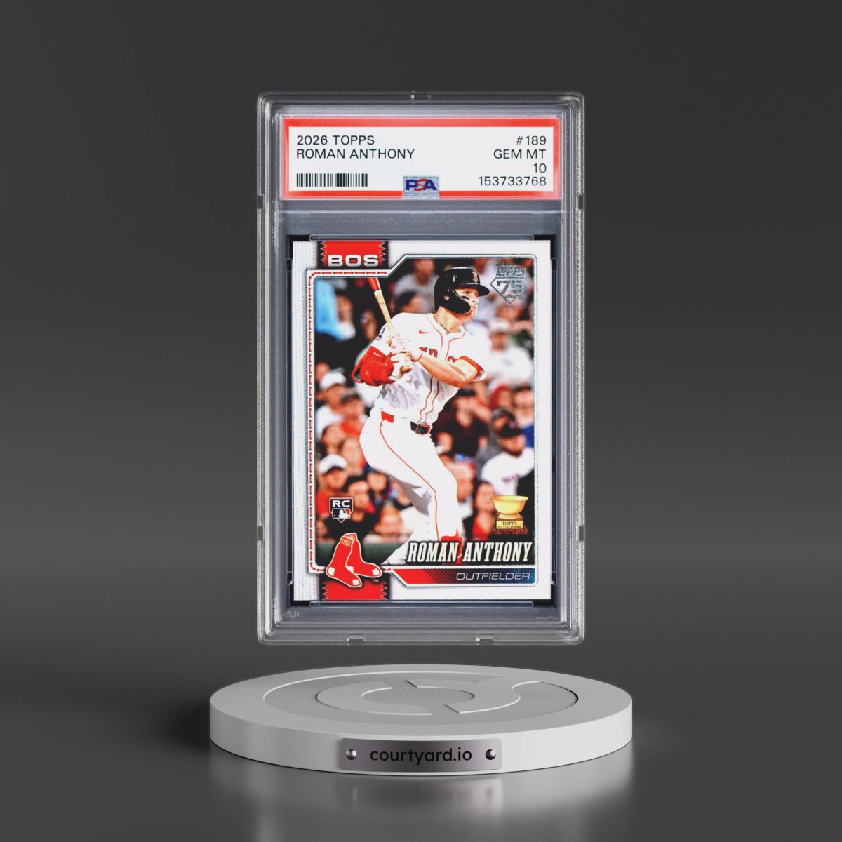 2026 Topps #189 Roman Anthony (PSA 10 GEM MINT)