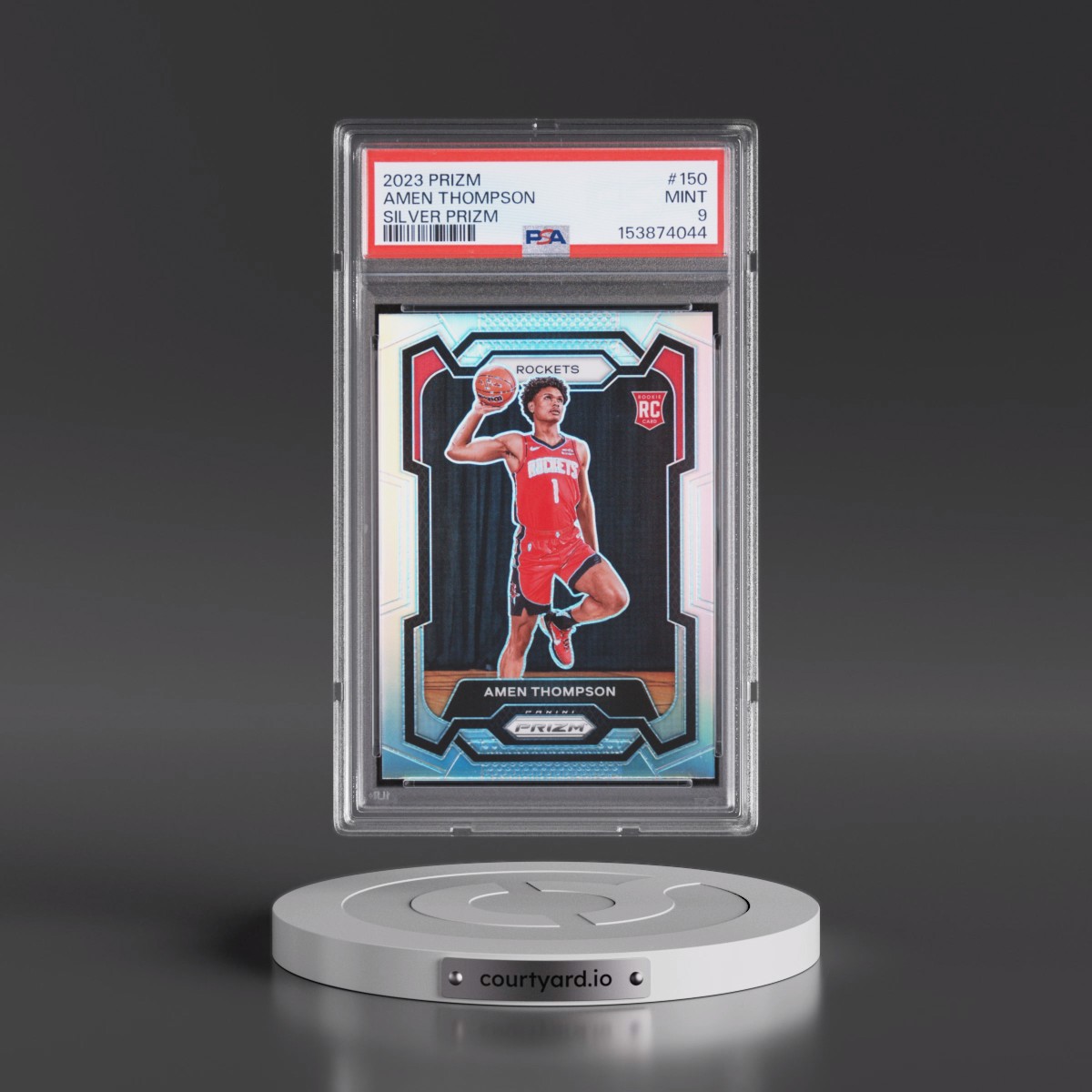2023 Panini Prizm #150 Amen Thompson - Silver Prizm (PSA 9 MINT)