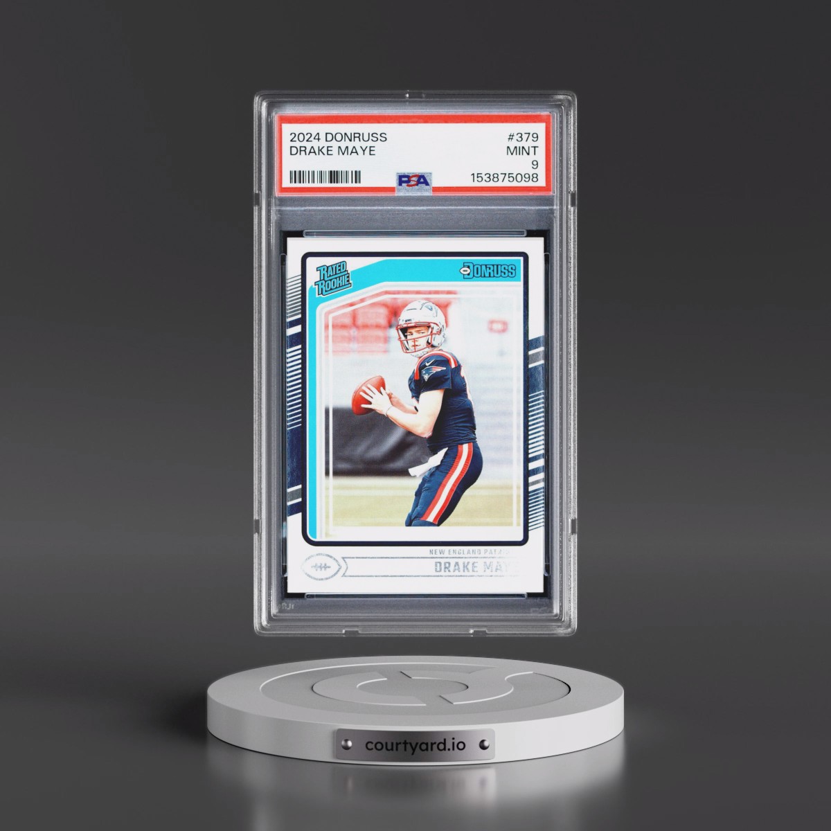 2024 Panini Donruss #379 Drake Maye (PSA 9 MINT)