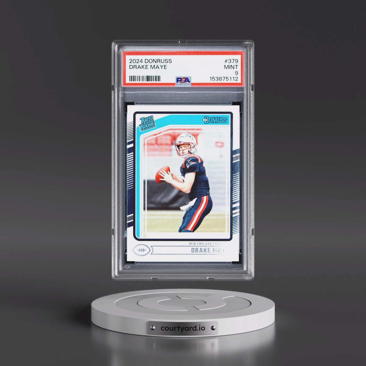 2024 Panini Donruss #379 Drake Maye (PSA 9 MINT)