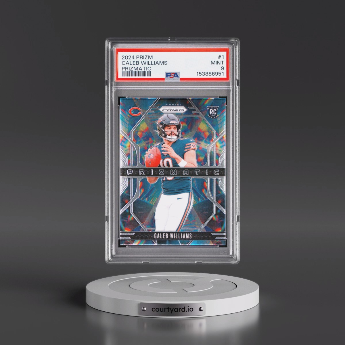 2024 Panini Prizm Prizmatic #1 Caleb Williams (PSA 9 MINT)