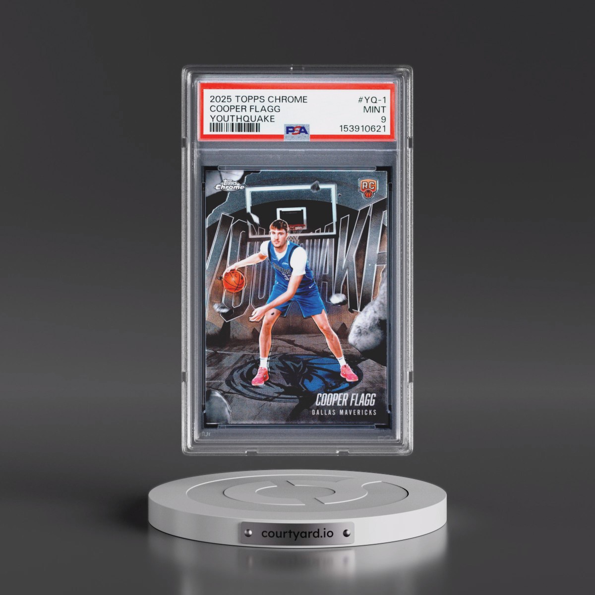 2025 Topps Chrome Youthquake #YQ-1 Cooper Flagg (PSA 9 MINT)