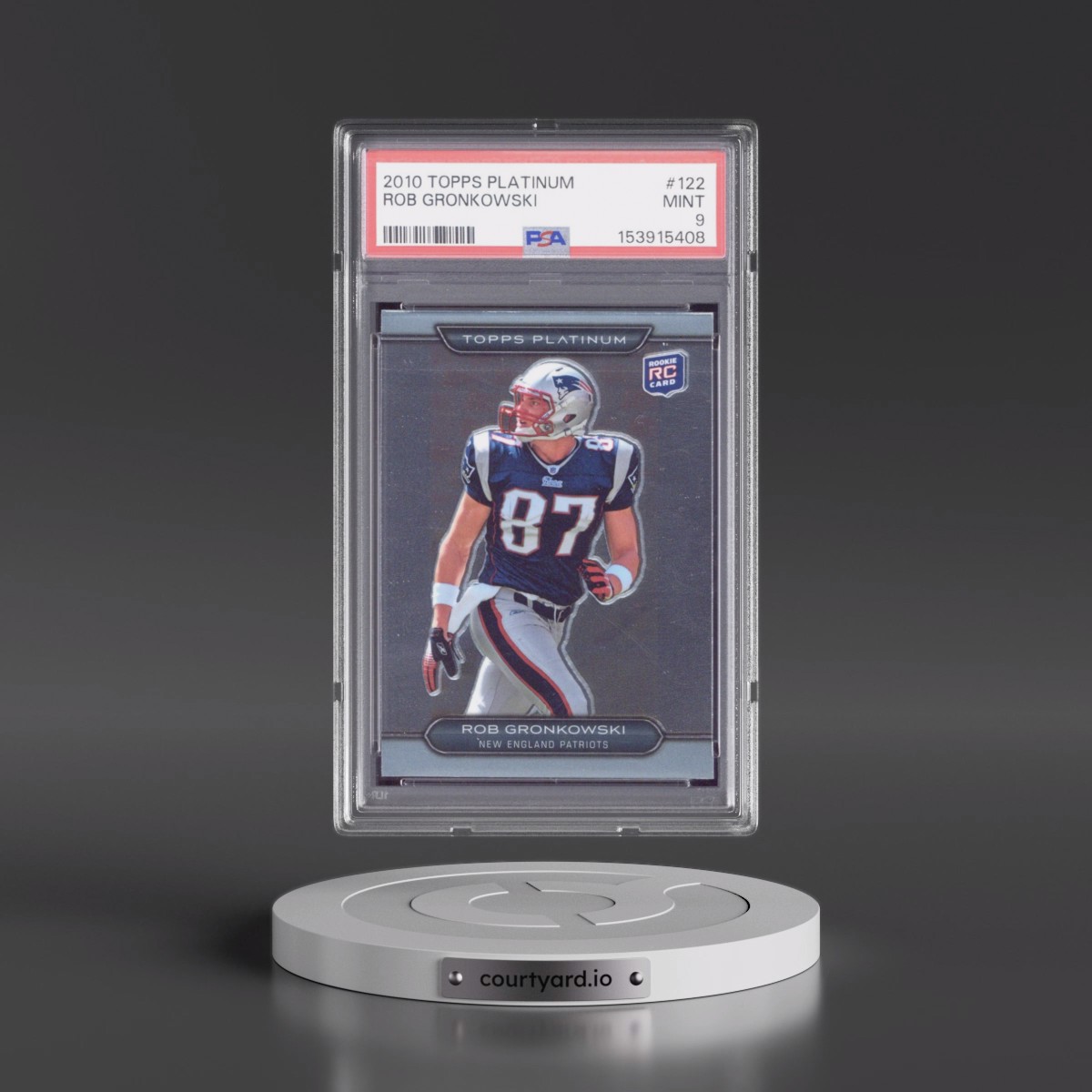 2010 Topps Platinum #122 Rob Gronkowski (PSA 9 MINT)