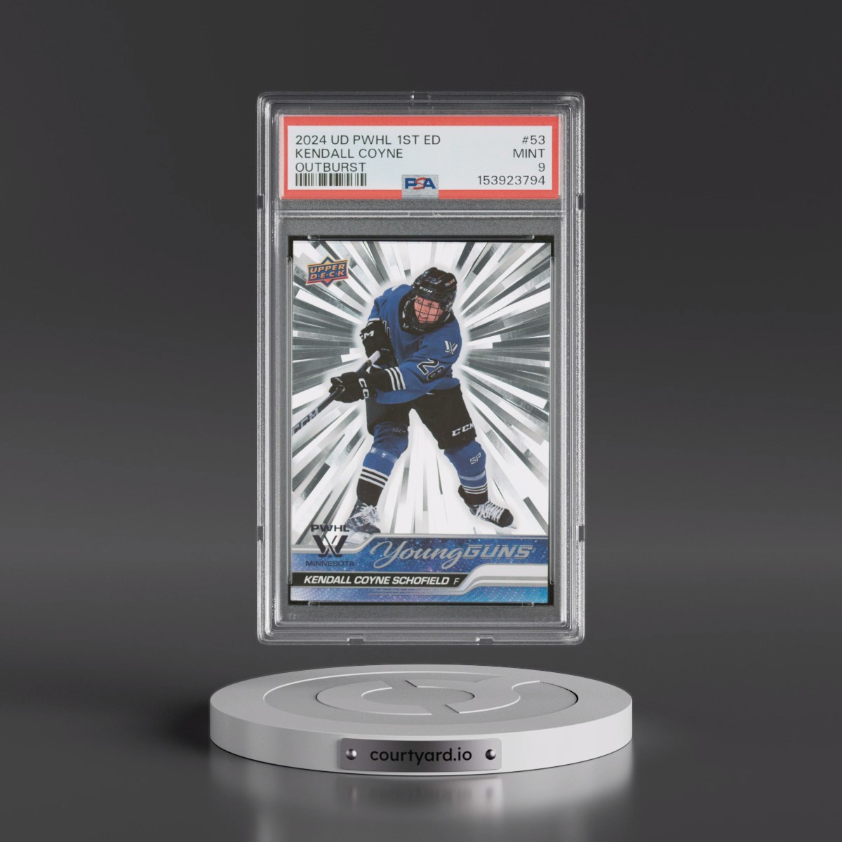 2024 Upper Deck Pwhl 1st Edition Kendall Coyne - Outburst #53 PSA 9